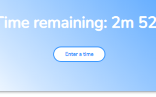 Seconds Time  from Chrome web store to be run with OffiDocs Chromium online
