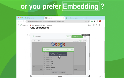 secondz Generate user guide in seconds  from Chrome web store to be run with OffiDocs Chromium online