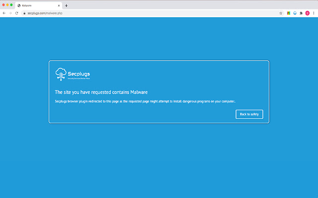 Secplugs Web Secure  from Chrome web store to be run with OffiDocs Chromium online