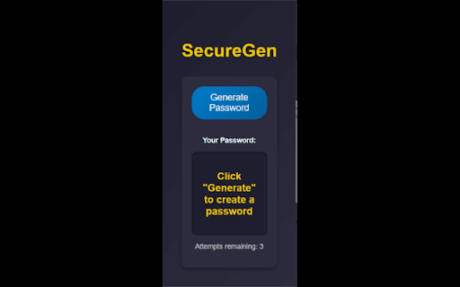 SecureGen  from Chrome web store to be run with OffiDocs Chromium online