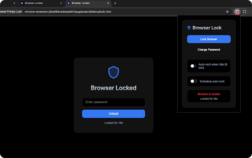 SecureTab Browser Privacy Lock  from Chrome web store to be run with OffiDocs Chromium online