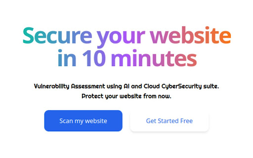 Secure website with AI SecurityInfinity  from Chrome web store to be run with OffiDocs Chromium online