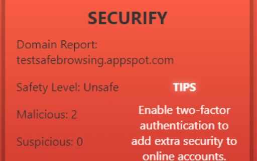Securify  from Chrome web store to be run with OffiDocs Chromium online
