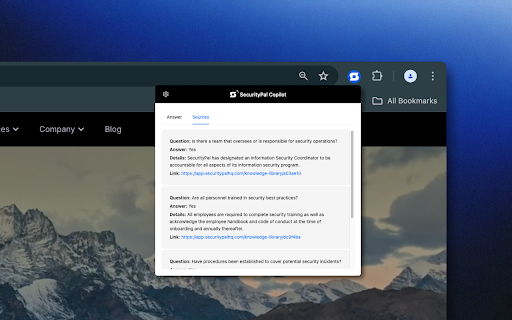 SecurityPal  from Chrome web store to be run with OffiDocs Chromium online