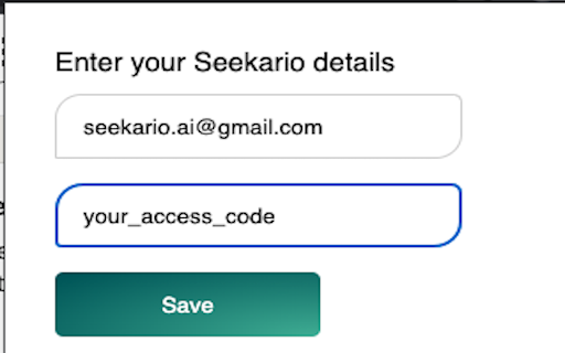 Seekario.ai  from Chrome web store to be run with OffiDocs Chromium online