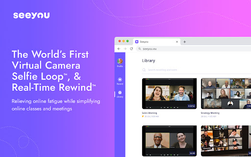 SEEYOU the Smart Recorder  Virtual Library  from Chrome web store to be run with OffiDocs Chromium online