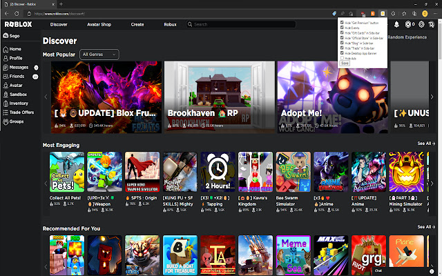 Segos Roblox  from Chrome web store to be run with OffiDocs Chromium online