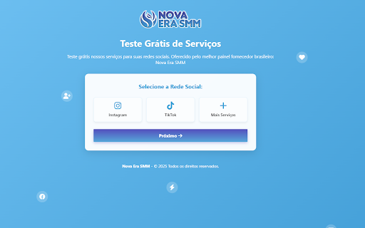 Seguidores, curtidas e views grátis  from Chrome web store to be run with OffiDocs Chromium online