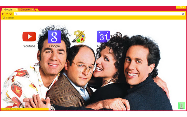 Seinfeld Theme for Google Chrome  from Chrome web store to be run with OffiDocs Chromium online