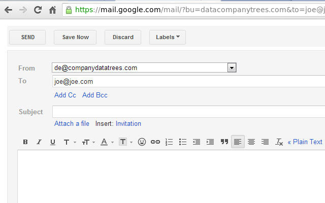 Select default From sender in Gmail  from Chrome web store to be run with OffiDocs Chromium online