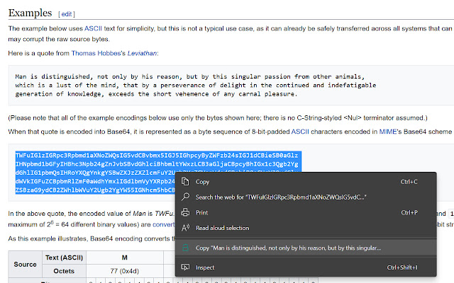 Selection Decoder  from Chrome web store to be run with OffiDocs Chromium online