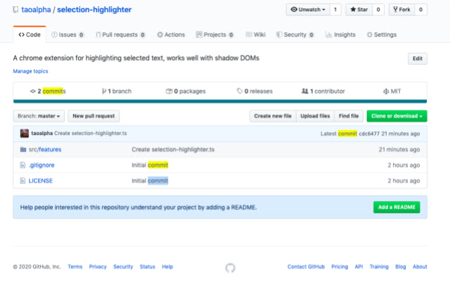 Selection Highlighter  from Chrome web store to be run with OffiDocs Chromium online
