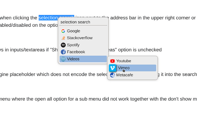 OffiDocs Chromium ഓൺലൈനിൽ പ്രവർത്തിപ്പിക്കുന്നതിന് Chrome വെബ് സ്റ്റോറിൽ നിന്നുള്ള തിരഞ്ഞെടുപ്പ് തിരയൽ