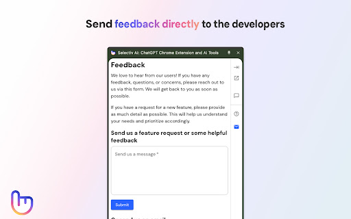 Selectiv AI: ChatGPT Chrome Extension and AI Tools  from Chrome web store to be run with OffiDocs Chromium online