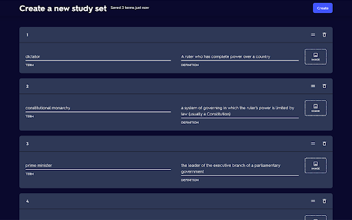 SelectiveStudy for Quizlet  from Chrome web store to be run with OffiDocs Chromium online