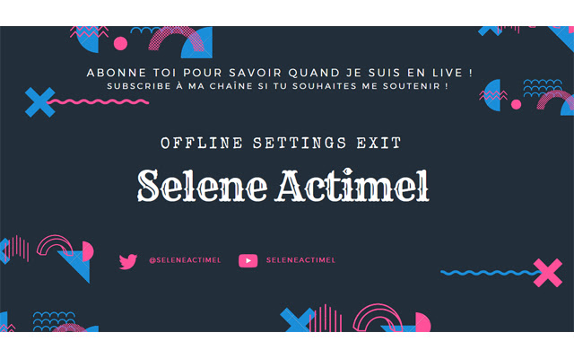 Selene Actimel Twitch  from Chrome web store to be run with OffiDocs Chromium online
