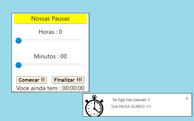 Se liga na Pausa !!!  from Chrome web store to be run with OffiDocs Chromium online