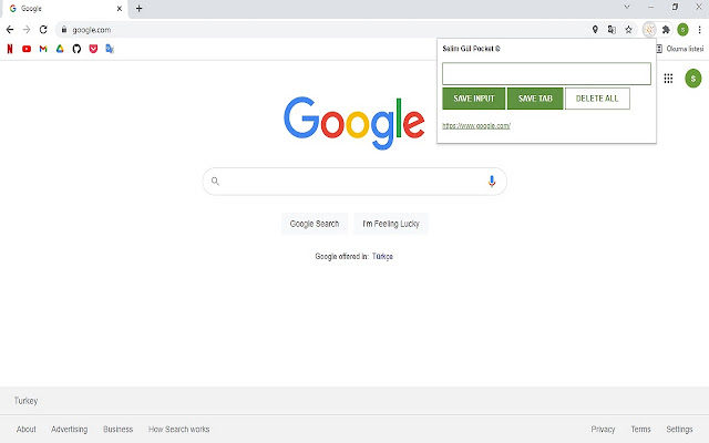 Selim Gül Pocket  from Chrome web store to be run with OffiDocs Chromium online