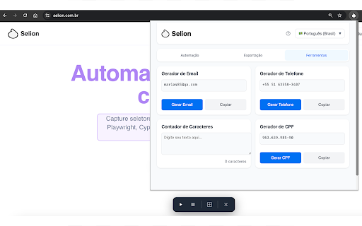 Selion  from Chrome web store to be run with OffiDocs Chromium online