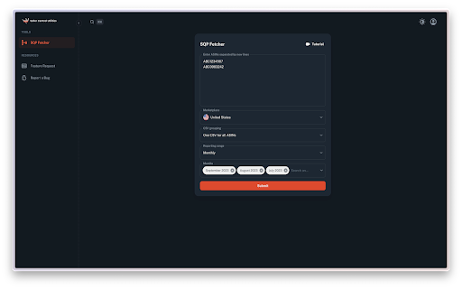 Seller Utilities Productivity Tools for Amazon Sellers  from Chrome web store to be run with OffiDocs Chromium online