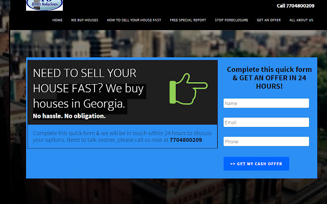 Sell House Georgia  from Chrome web store to be run with OffiDocs Chromium online