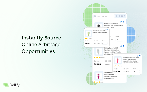 Sellify Walmart Seller Insights  from Chrome web store to be run with OffiDocs Chromium online