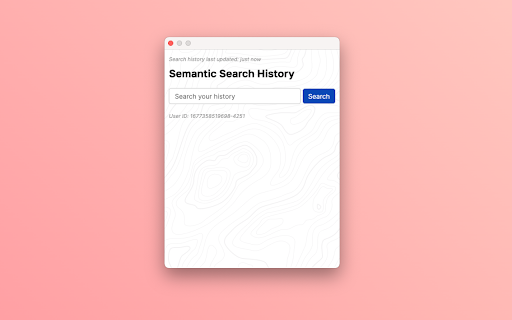 Semantic Search History  from Chrome web store to be run with OffiDocs Chromium online