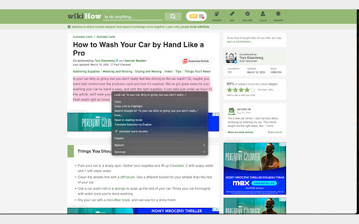 semdash word counter  from Chrome web store to be run with OffiDocs Chromium online