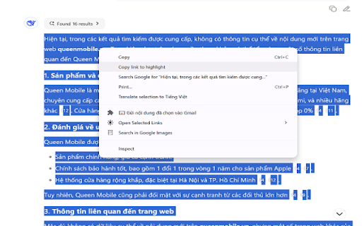 Send Selected Text to Gmail  from Chrome web store to be run with OffiDocs Chromium online