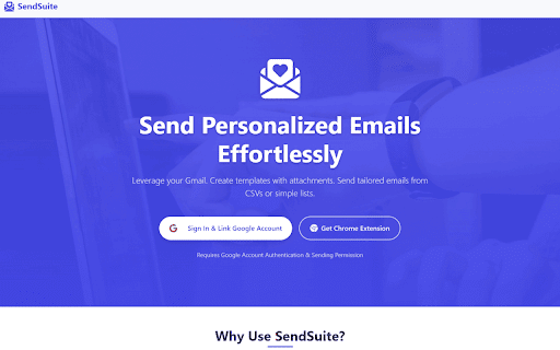 SendSuite: Express Email Templates  from Chrome web store to be run with OffiDocs Chromium online