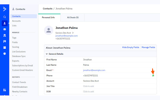 Send WhatsApp Messsages from ActiveCampaign  from Chrome web store to be run with OffiDocs Chromium online