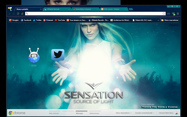 Sensation Source of Light  from Chrome web store to be run with OffiDocs Chromium online