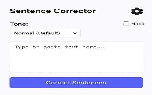Sentence Corrector  from Chrome web store to be run with OffiDocs Chromium online
