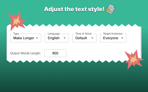 Sentence expander  from Chrome web store to be run with OffiDocs Chromium online