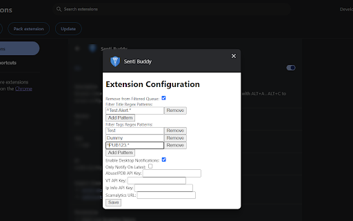 Senti Buddy  from Chrome web store to be run with OffiDocs Chromium online