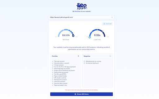 SEO Boss  from Chrome web store to be run with OffiDocs Chromium online
