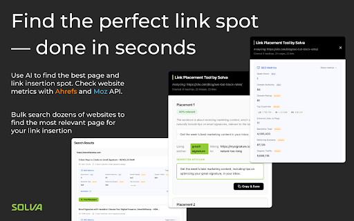 SEO Link Insertion Helper  from Chrome web store to be run with OffiDocs Chromium online