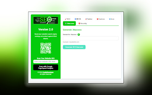 SEO Maker  DDOS Mitigation  from Chrome web store to be run with OffiDocs Chromium online