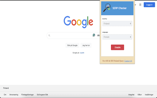 SEO SERP Checker  from Chrome web store to be run with OffiDocs Chromium online