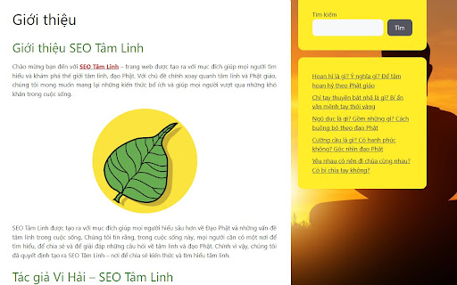 SEO Tâm Linh  from Chrome web store to be run with OffiDocs Chromium online