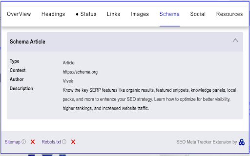 SeoVeda  from Chrome web store to be run with OffiDocs Chromium online