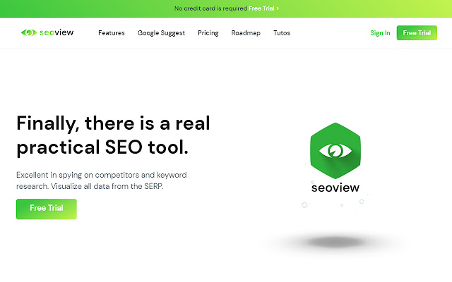 SeoView  from Chrome web store to be run with OffiDocs Chromium online