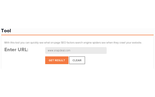 SEO Webpage Analysis Tool  from Chrome web store to be run with OffiDocs Chromium online