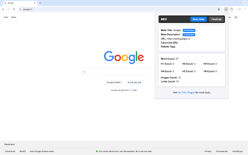 SEO Website Scanner: Meta Info, Headings, Word Count, etc.  from Chrome web store to be run with OffiDocs Chromium online