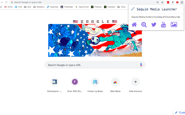 Sequim Launcher  from Chrome web store to be run with OffiDocs Chromium online