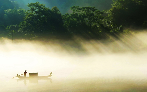 Serene Waterscape  from Chrome web store to be run with OffiDocs Chromium online