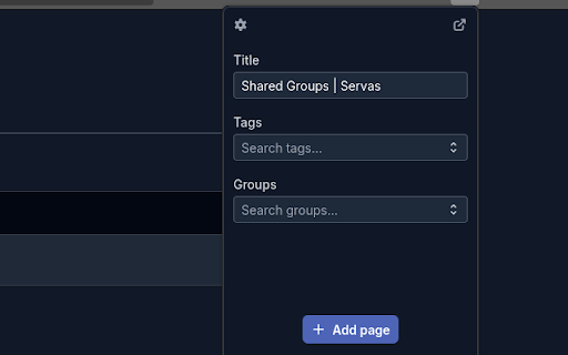 Servas  from Chrome web store to be run with OffiDocs Chromium online