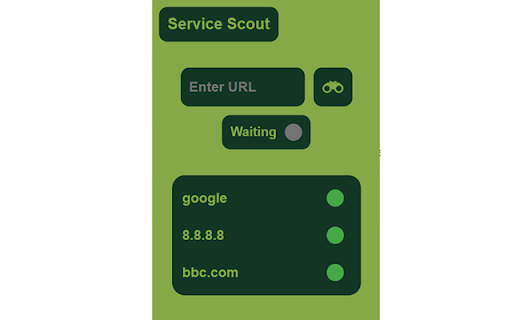 Service Scout  from Chrome web store to be run with OffiDocs Chromium online