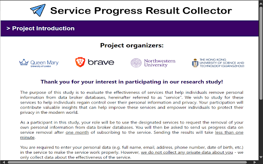 Services Progress Result Collector_US  from Chrome web store to be run with OffiDocs Chromium online
