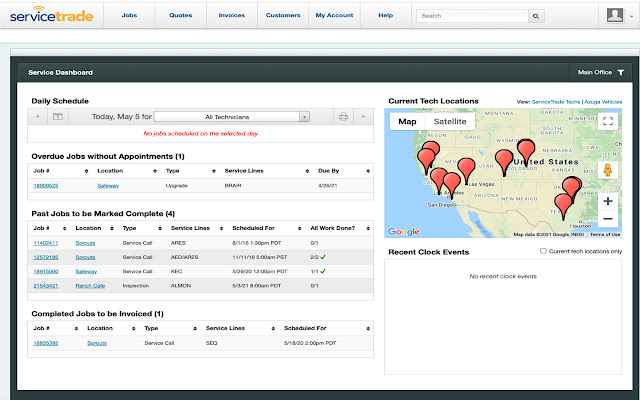 ServiceTrade  Azuga Vehicle Locator  from Chrome web store to be run with OffiDocs Chromium online